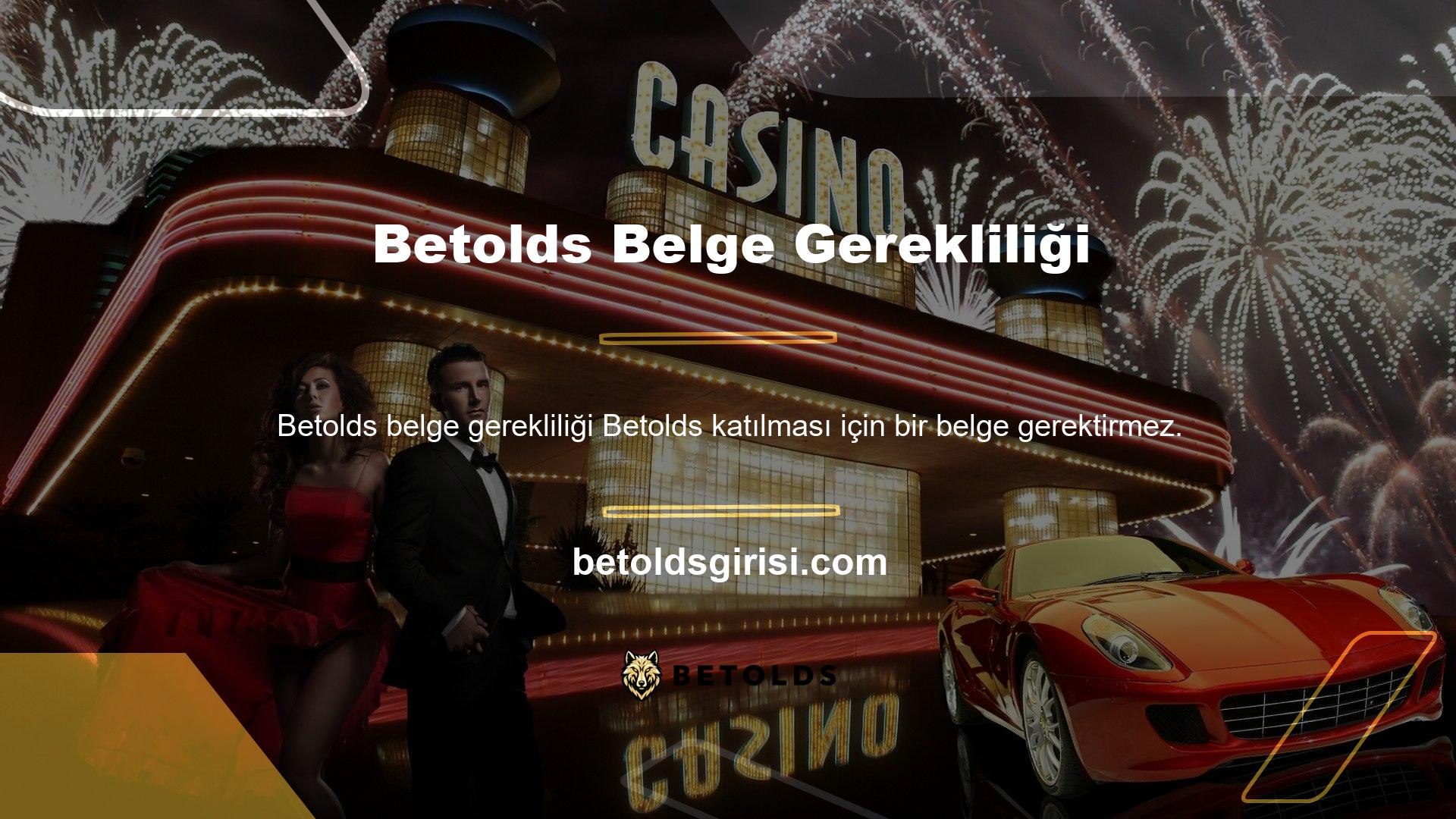 Betolds mobil uygulamada da mevcut olan çevrimiçi casino oyunları sunan bir web sitesidir